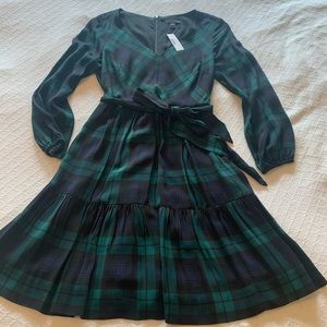 JCrew NWT plaid dress